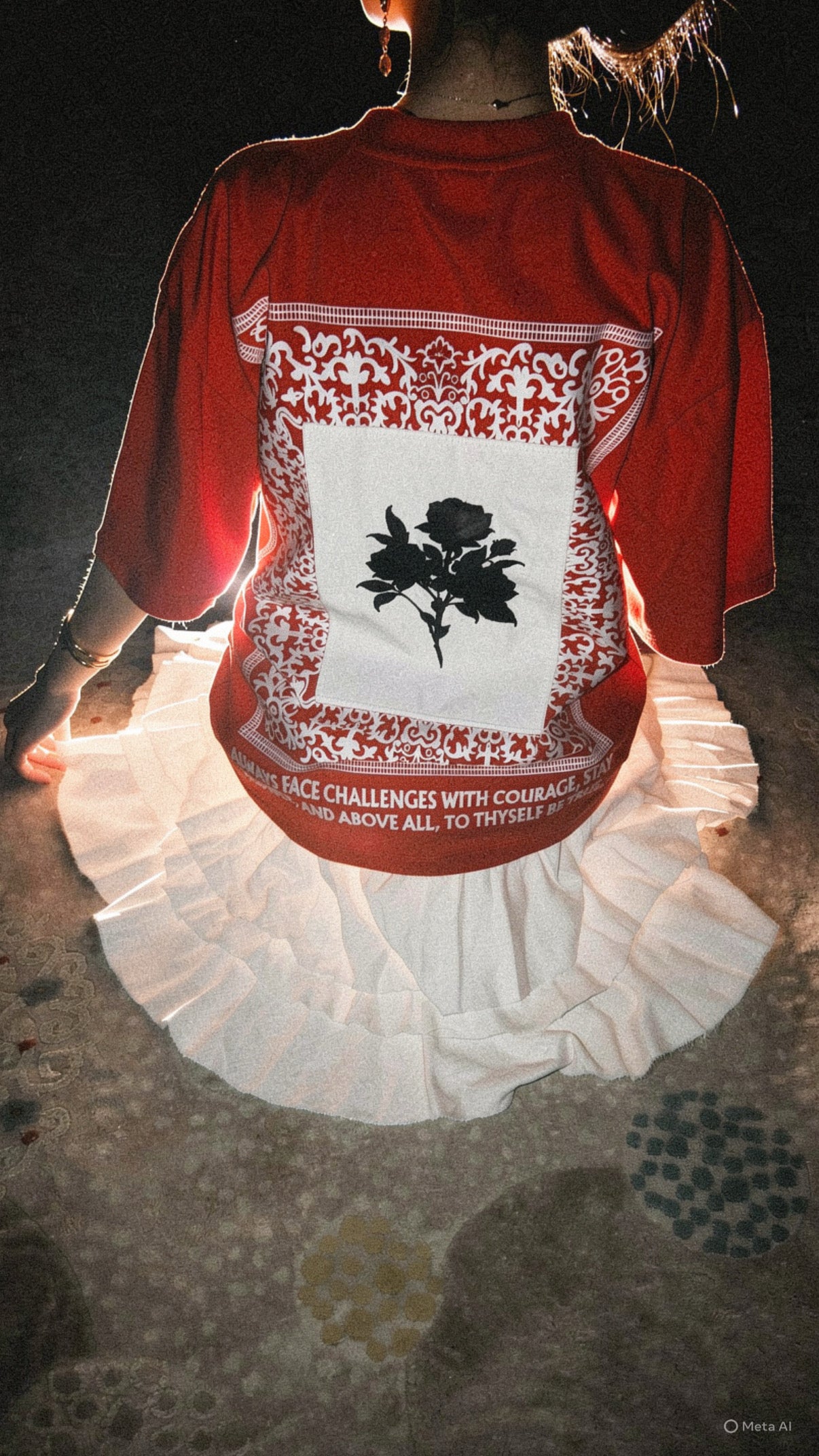"Thyself" Rose Tee