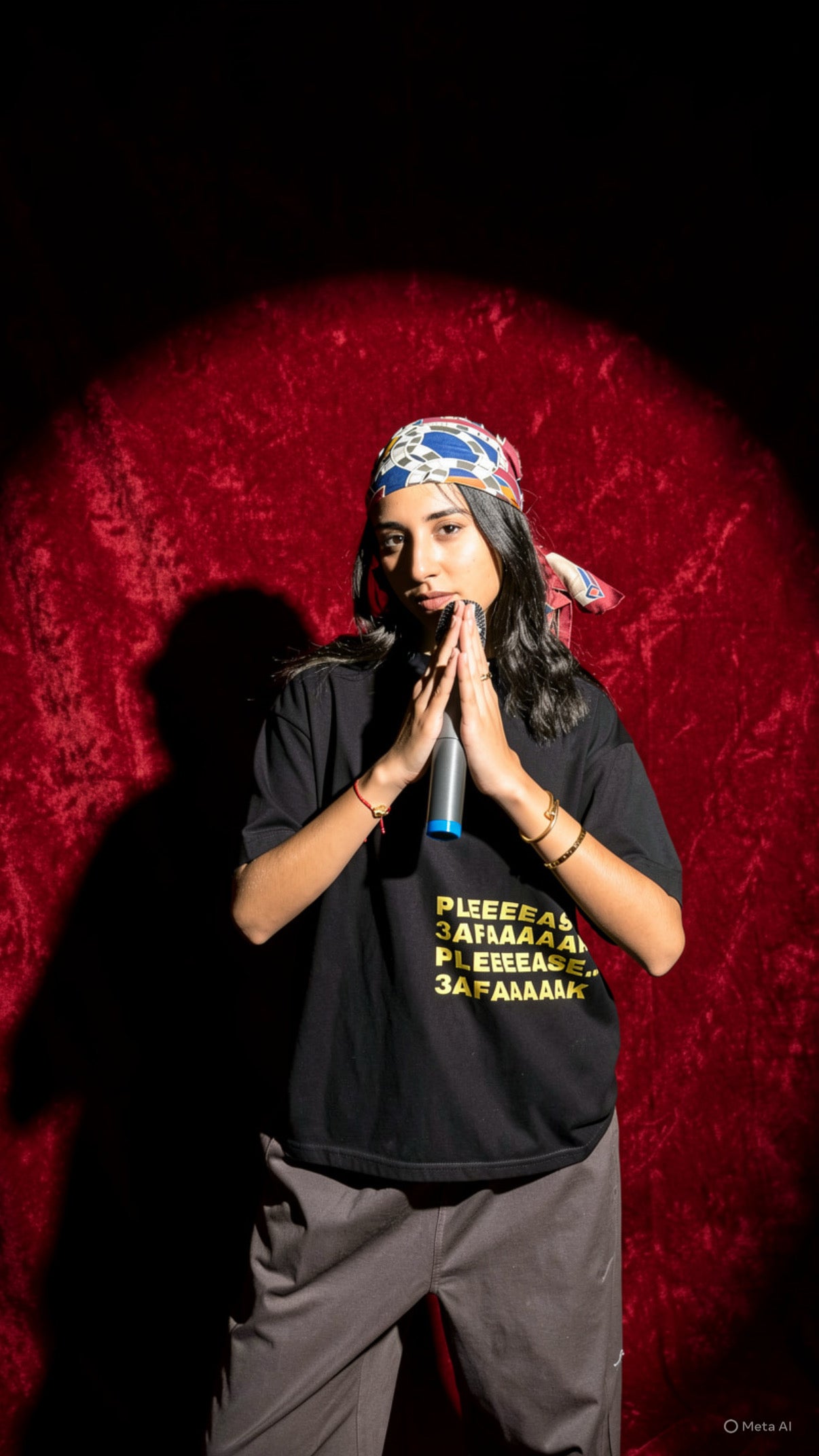 "3afak! Diha Frassek" Focus Tee